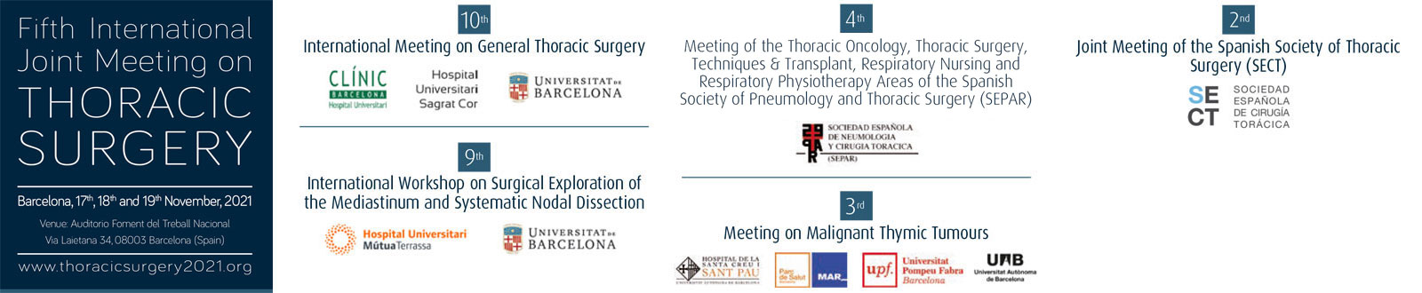 Fifth International Joint Meeting on THORACIC SURGERY 2021